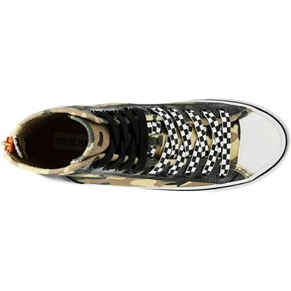 Steve Madden Stories Camouflage Platform High Top Sneakers